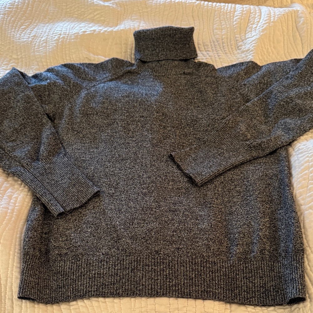 Les Copains Charcoal Turtleneck Sweater